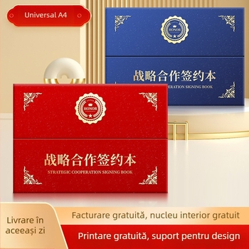 Cardă de certificat, husă tri-fold A4 (Brand: TNSG; Material: Hârtie; Dimensiune: A4; Tip: Cardă certificat)