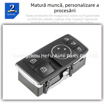 Intrerupător electric pentru ridicarea ferestrei Mercedes-Benz, model A1698206610, compatibil cu W245/B200, ABS, tensiune standard