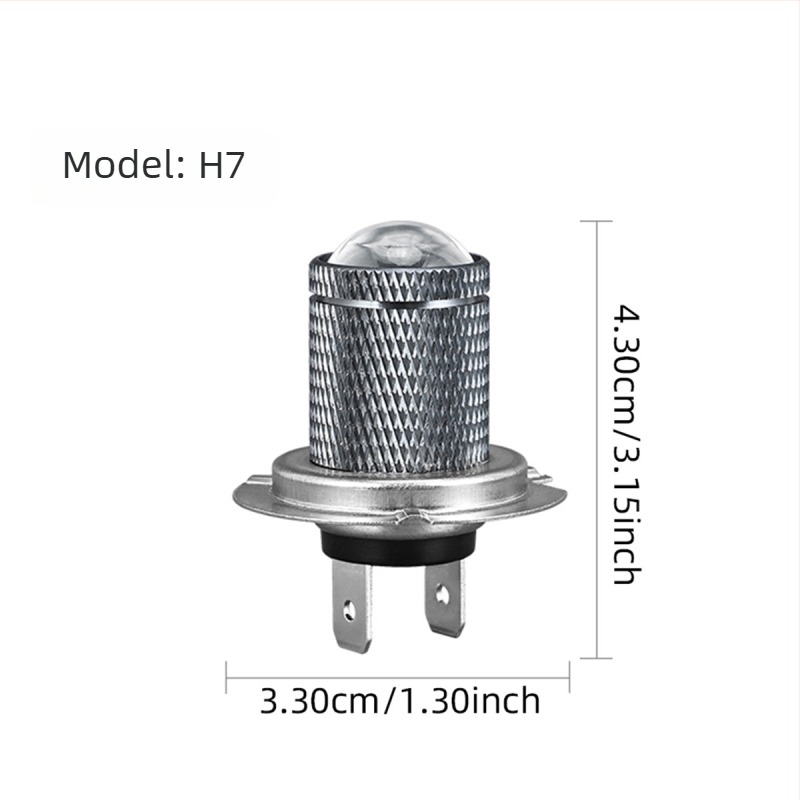 Lumini LED de ceață auto, universale, H7/H11/9005/9006, 12V, corp din aluminiu