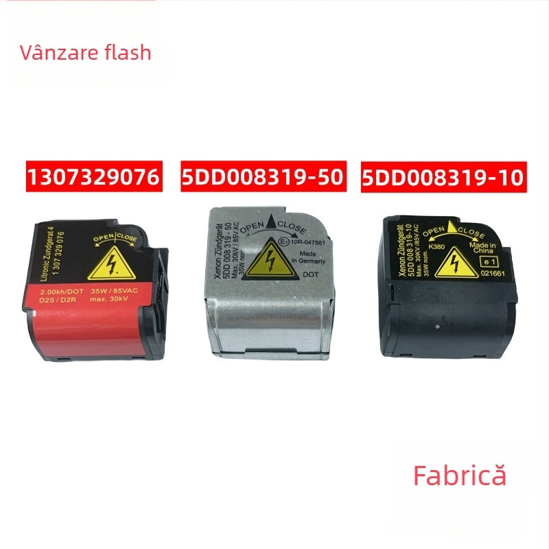 Adaptor HID Xenon pentru faruri, model 5DD008319-10, 35W, 9-15V, 4A, 4000 lm, impermeabil