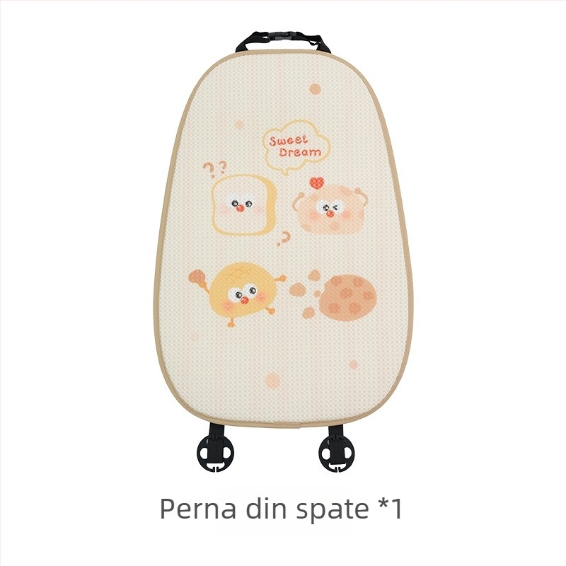 Feather cen Pernă de cap pentru mașină din pluș, model Toast Biscuits, umplutură PP bumbac