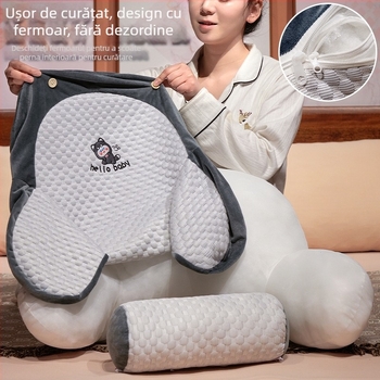 Perne de margine pentru pat cu model desen animat, broderie, umplutură PP bumbac, stil proaspăt mic