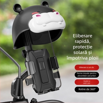 Suport pentru telefon pentru motociclete și biciclete – metal, design minimalist, suport de navigație fix