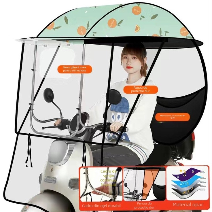 Respect umbrelă solară pentru vehicule electrice – deschidere manuală, pentru adulți, 1,2 kg