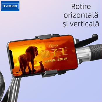 Suport pentru telefon pentru biciclete electrice și motociclete – suport din plastic, personalizabil, marcă PESTON/Baitong