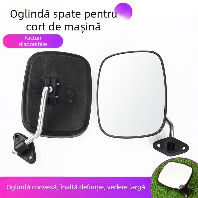 Oglindă retrovizoare Time Wind Mojielong pentru triciclu, oglindă din sticlă, sferică, 48V, capac din plastic