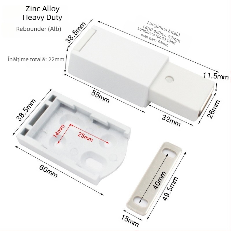 Șarnier ușă din piatră — oțel inoxidabil, model 2025.5.13, destinat hidrantului de incendiu, ușilor ascunse și gurilor de canalizare