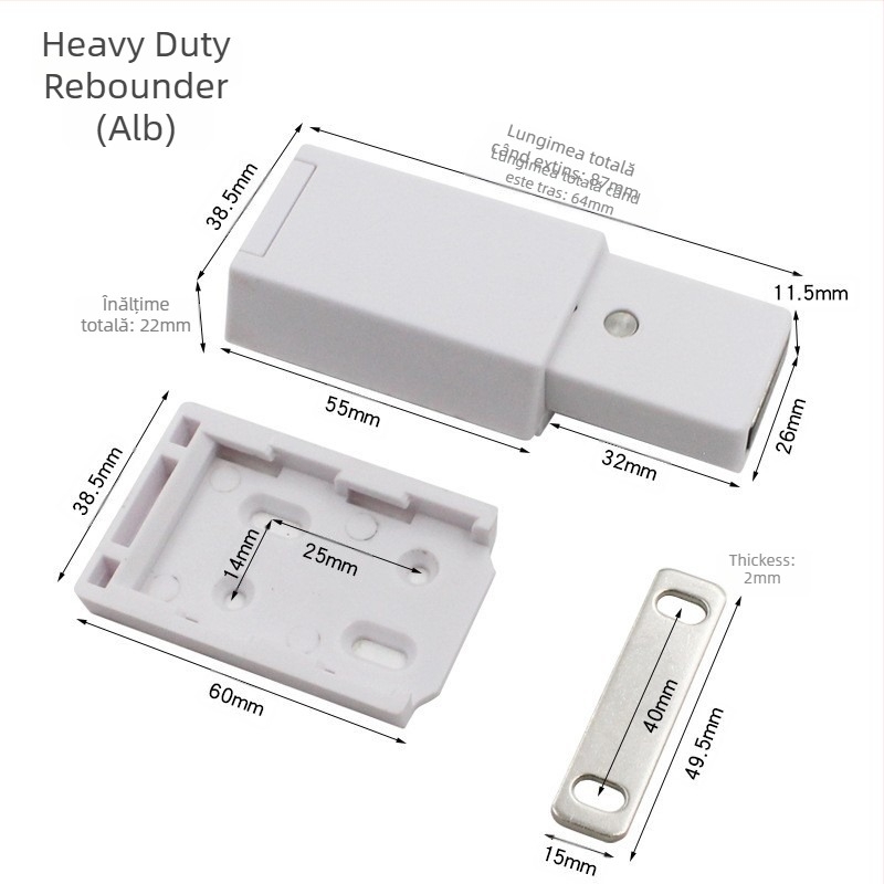 Șarnier ușă din piatră — oțel inoxidabil, model 2025.5.13, destinat hidrantului de incendiu, ușilor ascunse și gurilor de canalizare