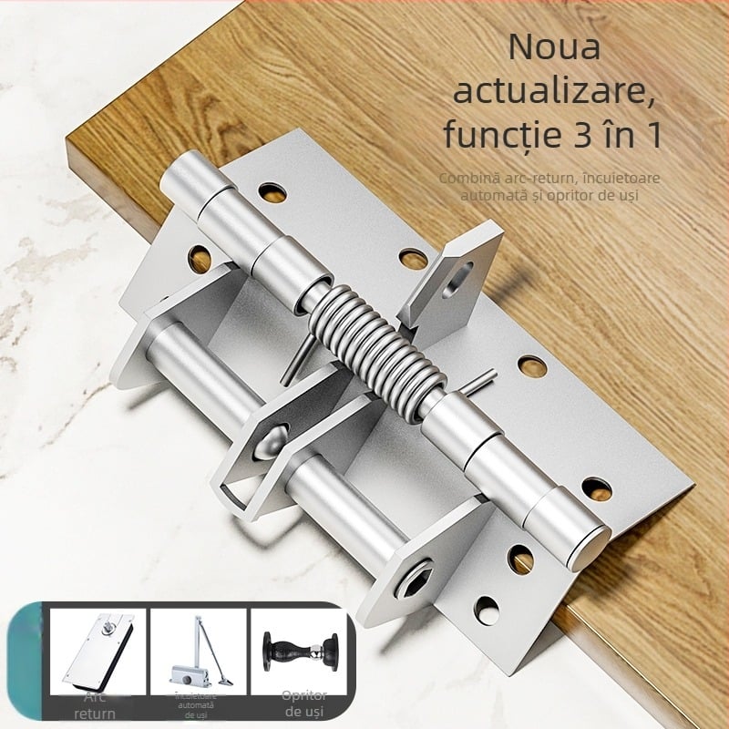 Balama ascunsă autoînchisă cu arc, fontă, placare electroplacată multistrat, Sotegu, poziționare la 90 de grade