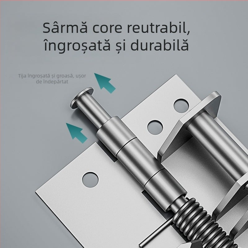 Balama ascunsă autoînchisă cu arc, fontă, placare electroplacată multistrat, Sotegu, poziționare la 90 de grade