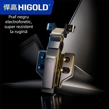 Higold seria G balama pentru ușă cu cadru din aluminiu, amortizor, funcționare silențioasă, oțel laminat la rece