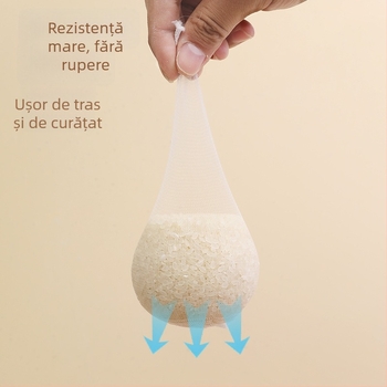 Săculeț filtrant pentru drenajul chiuvetei, din polyester, de unică folosință, anti-blocare, pentru bucătărie