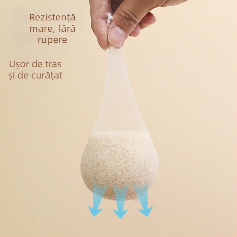 Săculeț filtrant pentru drenajul chiuvetei, din polyester, de unică folosință, anti-blocare, pentru bucătărie