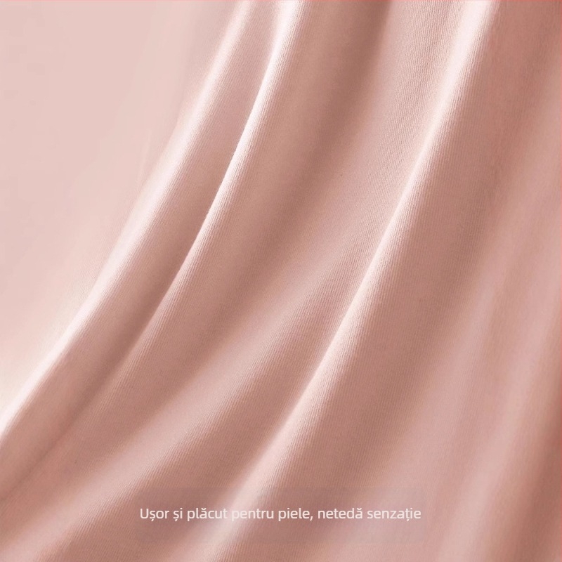 Top de alăptare pentru femei însărcinate - fără mâneci, guler rotund, croială slim, cu deschidere de alăptare, amestec poliester-elastan