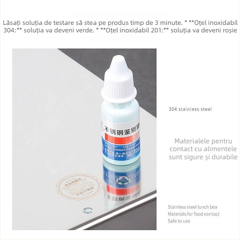 Tavă de abur dreptunghiulară din oțel inoxidabil 304 pentru Dim Sum și rulouri cu orez | bază plată, finisaj electroplatat, siglă imprimată