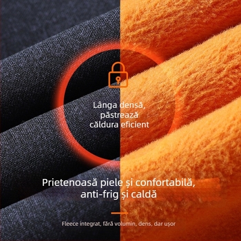 Pantaloni pentru bărbați în vârstă, croi drept, talie înaltă – stil simplu, lungi, material din amestec de fibre chimice