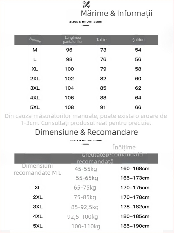 Pantaloni sport pentru bărbați cu căptușeală de fleece, croială lejeră, talie înaltă, șiret închidere, material poliester