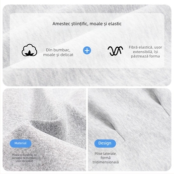 Pantaloni trening de iarnă pentru băieți, cu căptușeală fleece, 52% bumbac, talie medie cu bandă elastică, țesătură moale, iarna 2025