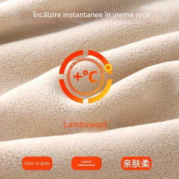 Pantaloni călduroși cu fleece pentru adolescenți băieți – poliester, fleece gros, culoare uni, lungi.