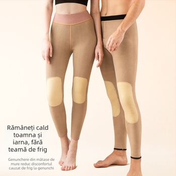 Pantaloni termici unisex cu căptușeală din fleece, strat de bază de iarnă, material poliester, 90–95% poliester, grosime 201–250 g/m2