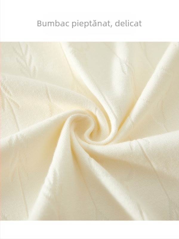 Set de lenjerie termică pentru copii, din bumbac, două piese, unisex, material moale, care elimină umezeala, pentru primăvară și toamnă