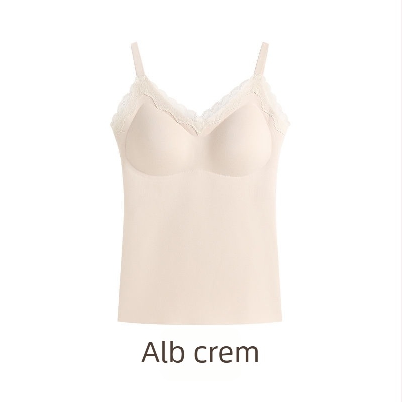 Vesta termică pentru femei cu pernă în zona bustului, decolteu în V, strat unic, fibră acrilică cu 50–70% nylon, 161–180 g/m²