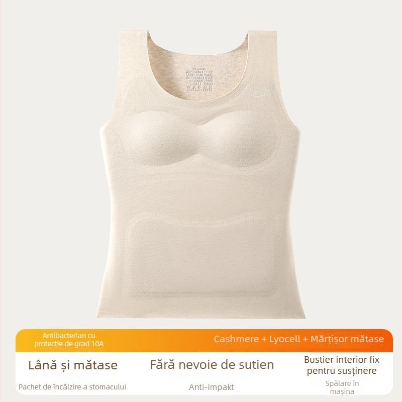 Mantelă termică cu glugă pentru fete 13–18 ani, dublu strat, material poliester gros 251–300 g/m2, anti-statice, antibacterian, menține cald, pernă pentru piept