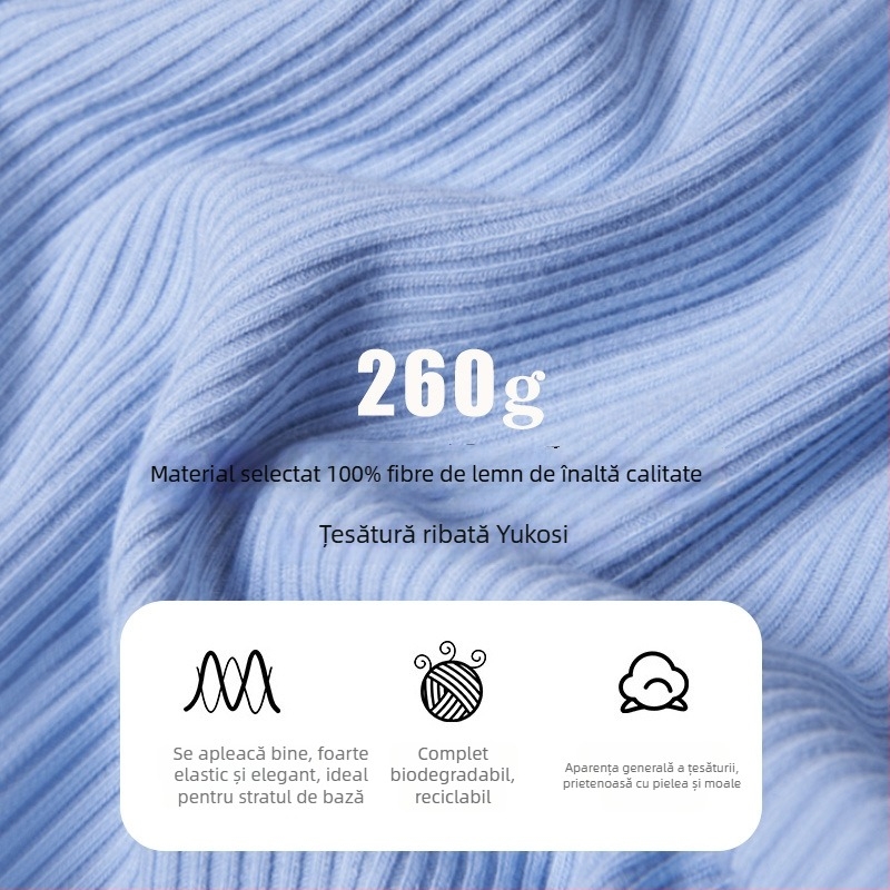 Top de alăptare pentru maternitate – Stil sling, guler rotund, fără mâneci, lungime normală, amestec bumbac-mătase-elastan, acces la alăptare