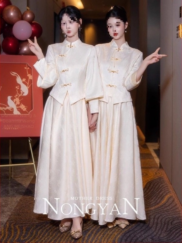 Rochie de domnișoare de onoare cu un umăr, croială A-line, fără mâneci, lungă, țesătură Chenille cu elastan