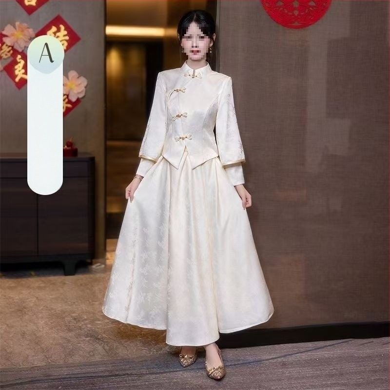 Rochie de domnișoare de onoare cu un umăr, croială A-line, fără mâneci, lungă, țesătură Chenille cu elastan