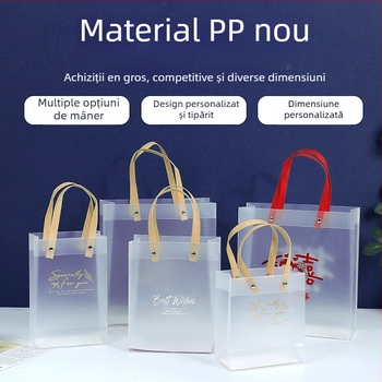 Genți cadou din plastic pentru nuntă — Fengwei, formă pătrată, geantă PP, stil minimalist modern (Brand: Fengwei • Material: Plastic • Forma: Pătrată • Stil: minimalist modern • Pentru: Nunți)