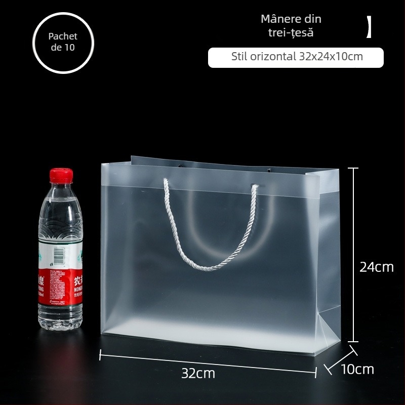 Genți cadou din plastic pentru nuntă — Fengwei, formă pătrată, geantă PP, stil minimalist modern (Brand: Fengwei • Material: Plastic • Forma: Pătrată • Stil: minimalist modern • Pentru: Nunți)