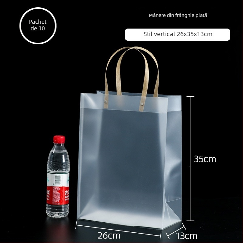 Genți cadou din plastic pentru nuntă — Fengwei, formă pătrată, geantă PP, stil minimalist modern (Brand: Fengwei • Material: Plastic • Forma: Pătrată • Stil: minimalist modern • Pentru: Nunți)