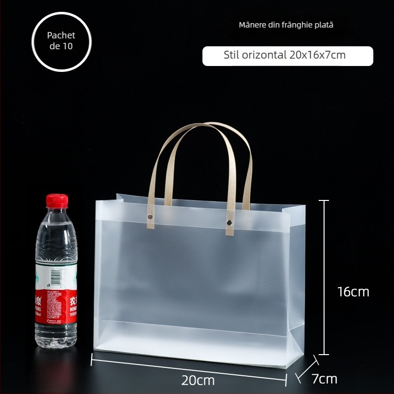 Genți cadou din plastic pentru nuntă — Fengwei, formă pătrată, geantă PP, stil minimalist modern (Brand: Fengwei • Material: Plastic • Forma: Pătrată • Stil: minimalist modern • Pentru: Nunți)