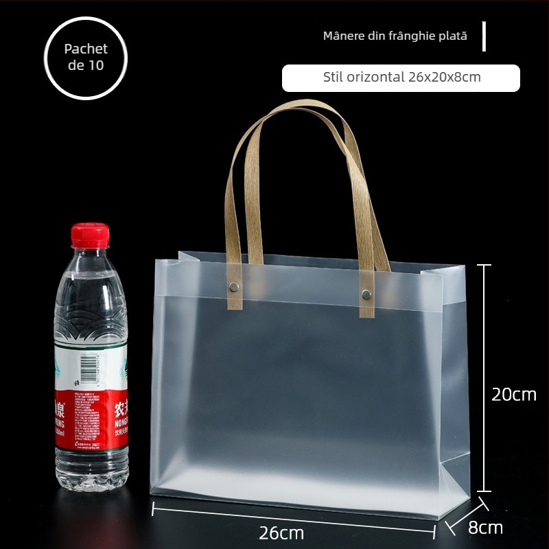 Genți cadou din plastic pentru nuntă — Fengwei, formă pătrată, geantă PP, stil minimalist modern (Brand: Fengwei • Material: Plastic • Forma: Pătrată • Stil: minimalist modern • Pentru: Nunți)