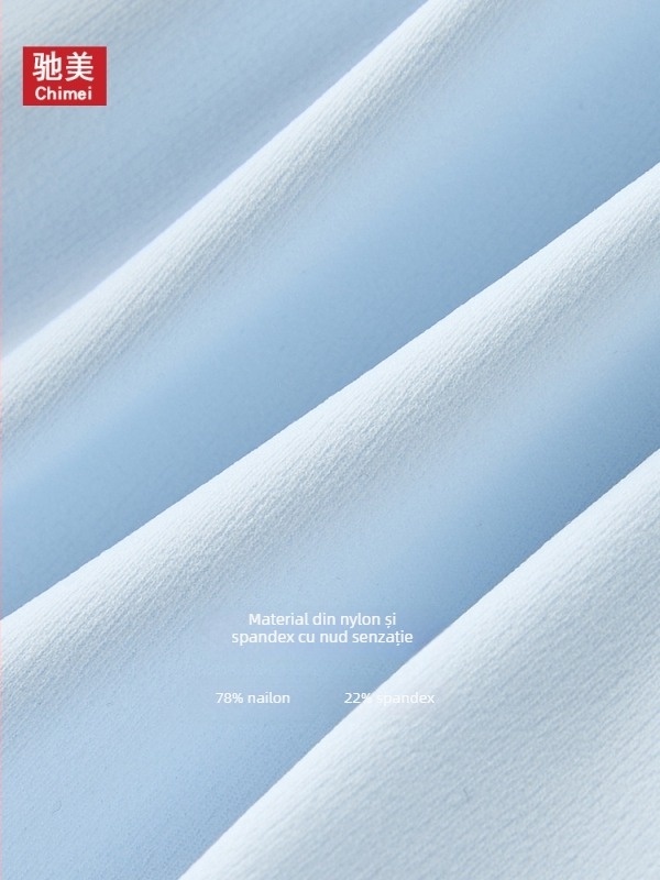 Fustă cu guler înalt și aspect de două părți, fustă de tenis în linie A, din țesătură nylon cloud, căptușită cu nylon (78% nylon, 22% spandex)