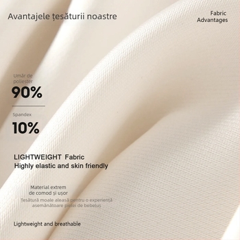 ACXSPORT Shorts de yoga pentru femei – ușoare și moi, țesătură rayon cu strat de aer, 90% poliester, 10% spandex, lungime patru puncte