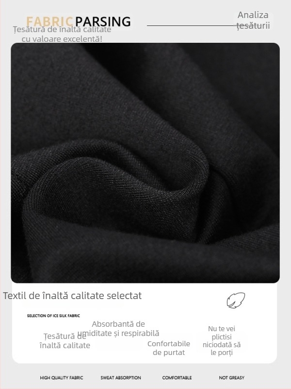 Șort casual feminin cu talie înaltă, croială A-line, lungime trei sferturi, fermoar, material rayon