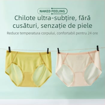 Slipuri femei din nylon, uscare rapidă, respirabile, talie medie