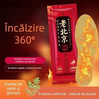 Tălpi autoîncălzitoare - tălpi întreagi, model încălzire, pentru pantofi obișnuiți, unisex, adulți