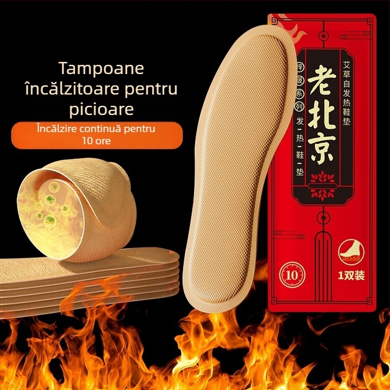 Tălpi autoîncălzitoare - tălpi întreagi, model încălzire, pentru pantofi obișnuiți, unisex, adulți