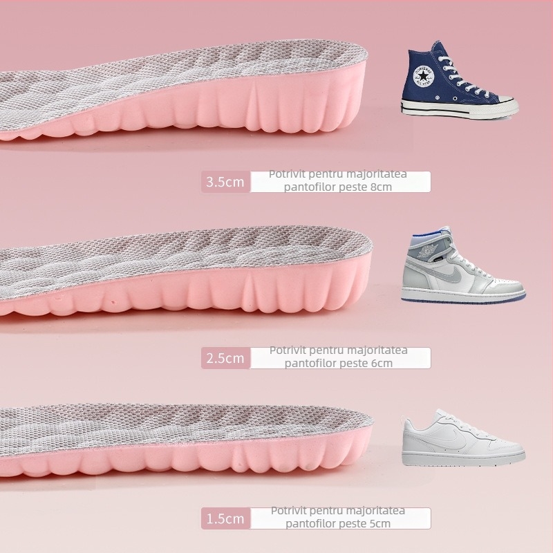 Talpă elevatoare pentru pantofi - PU, talpă întreagă, model 5173-3, unisex