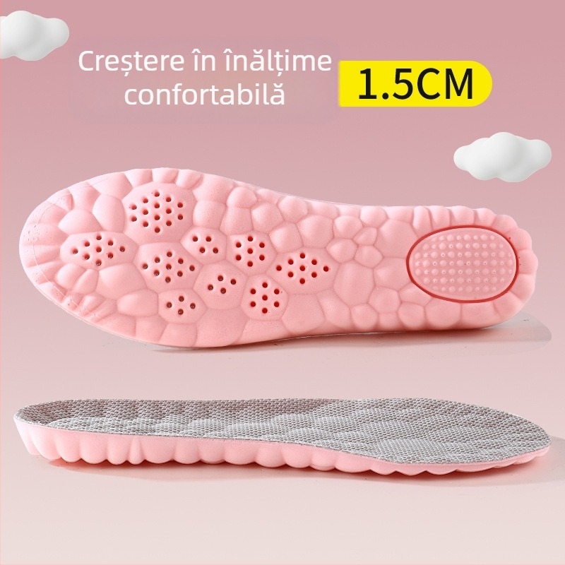Talpă elevatoare pentru pantofi - PU, talpă întreagă, model 5173-3, unisex