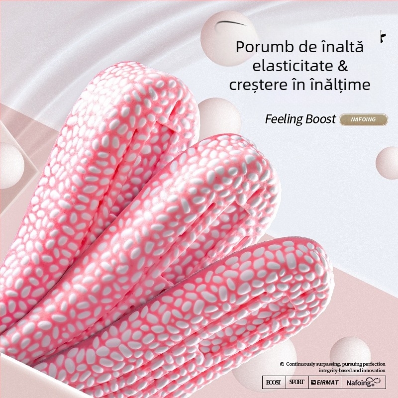 Talpă sport din PU cu absorbție a șocurilor din granule de popcorn, suport pentru arc înălțat, respirabilă și absorbantă la transpirație – potrivită pentru teniși, pantofi casual și de lucru