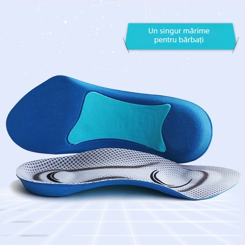 Talpă sport cu susținere a arcului în 7 puncte, TPU, respirabilă, absorbție a șocurilor, unisex