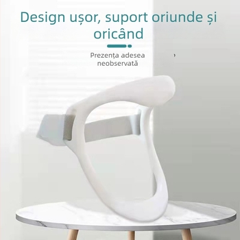 Tuqian Colier Cervical – Retractor fix pentru vertebrele cervicale, portabil, din plastic, suport pentru gât, corector de înclinare înainte