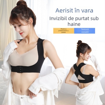 Corector de postură cu sutien magnetic, model Lb-86, respirabil, compresie elastică, suport reglabil și dinamic pentru spate