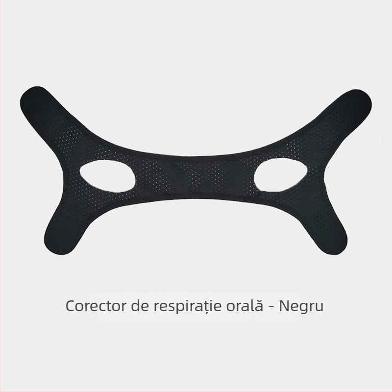 Dispozitiv anti-sforă cu curea triunghiulară, material submersibil, încălzire automată, pentru cap, masaj de sănătate