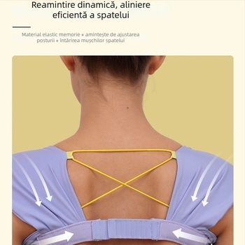 Shilly KJ Curea de corecție a posturii cu umeri deschiși, bandă elastică ortopedică pentru spate, pentru adulți, model KJ, lansare 2024-05-22