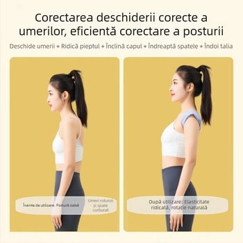 Shilly KJ Curea de corecție a posturii cu umeri deschiși, bandă elastică ortopedică pentru spate, pentru adulți, model KJ, lansare 2024-05-22